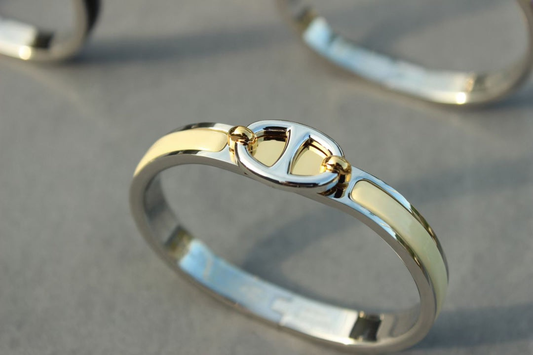 [Polaidi Jewelry]CLIC CHAINE SILVER BRACELET