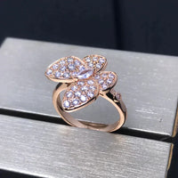 [Polaidi Jewelry ]BUTTERFLY PINK GOLD DIAMOND RING