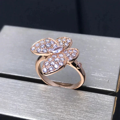 [：Polaidi Jewelry]BUTTERFLY PINK GOLD DIAMOND RING