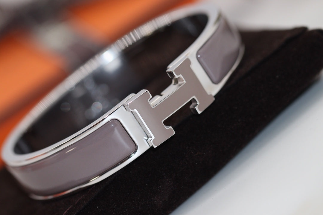 [Polaidi Jewelry]H BRACELET 12MM BROWN