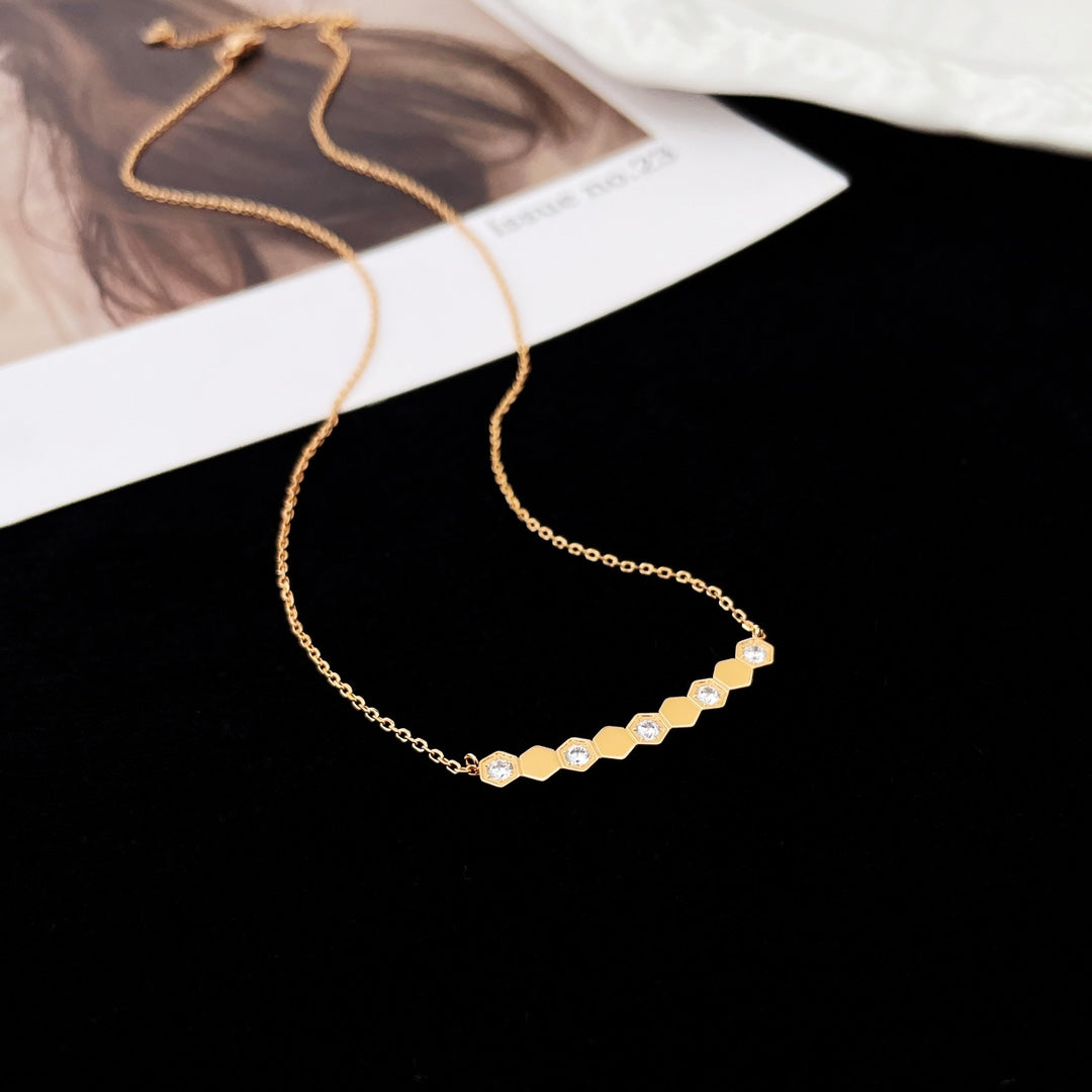 [：Polaidi Jewelry]BEE MY LOVE DIAMOND NECKLACE