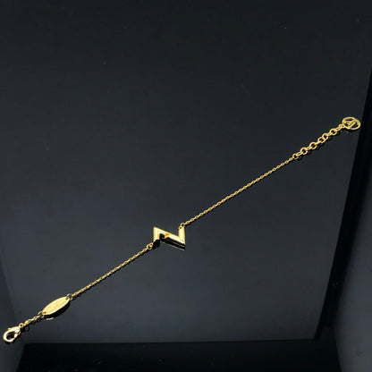 [：Polaidi Jewelry]VOLT LV LOGO BRACELET