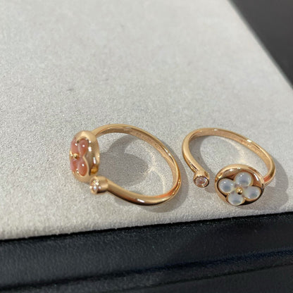 [Polaidi Jewelry]SUN 1 DIAMOND PINK MOP RING