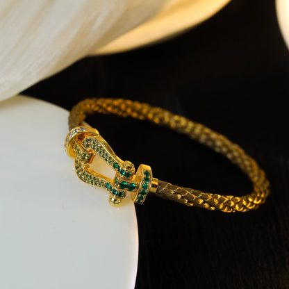 [：Polaidi Jewelry]FORCE 10 ゴールド グリーンダイヤモンドパヴェ