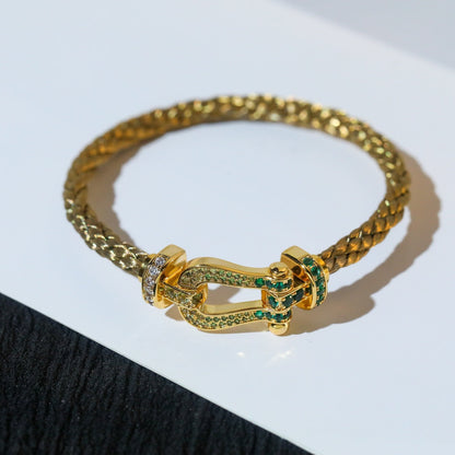 [Polaidi Jewelry]FORCE 10 GOLD GREEN DIAMOND PAVED