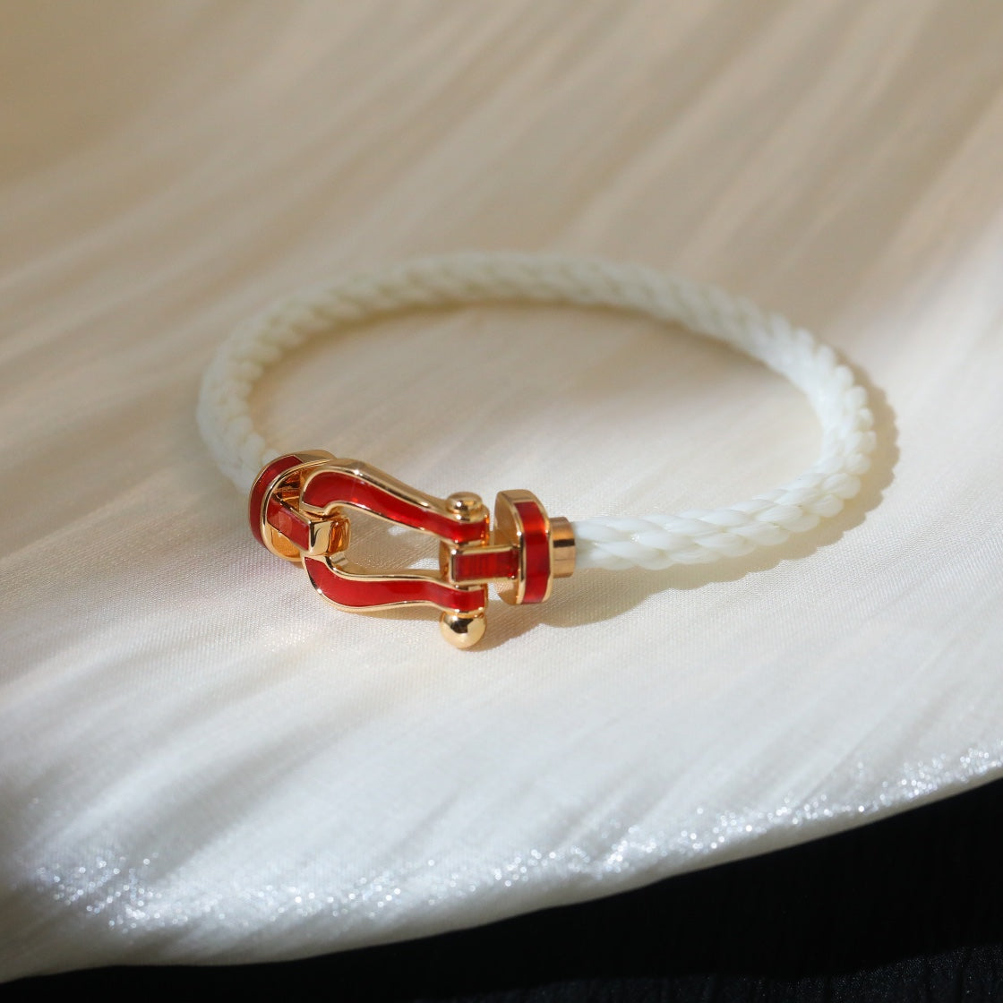 [：Polaidi Jewelry]FORCE 10 WHITE TEXTILE DIAMOND PAVED