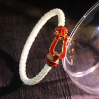 [Polaidi Jewelry ]FORCE 10 WHITE TEXTILE DIAMOND PAVED