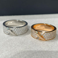 [Polaidi Jewelry ]LIENS EVIDENCE  DIAMOND PAVED RING
