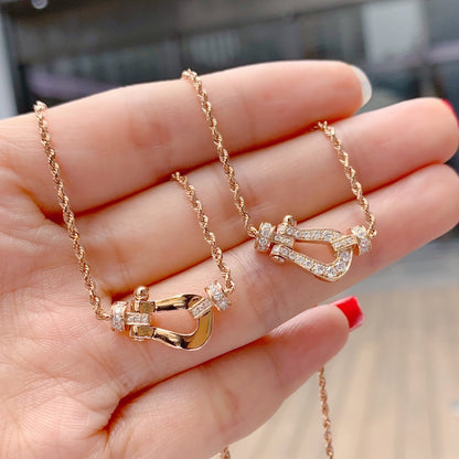 [：Polaidi Jewelry]フォース10 ピンクゴールド ダイヤモンド ネックレス