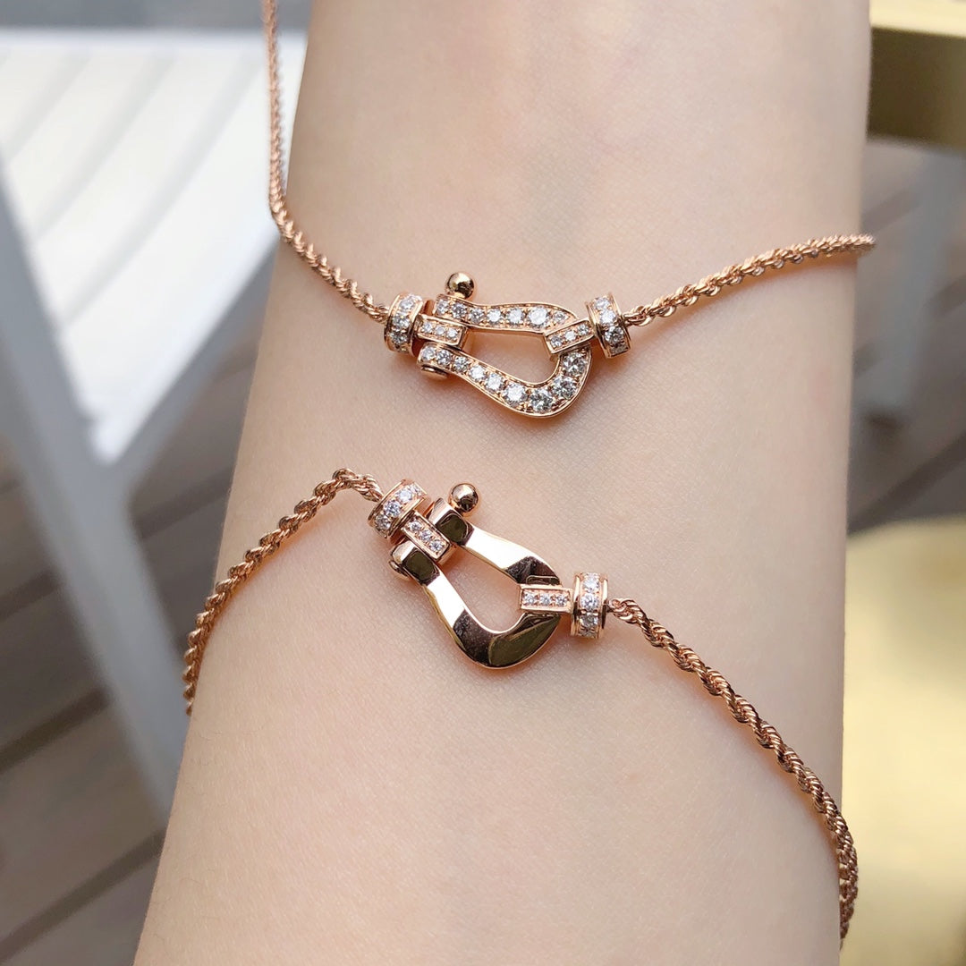 [：Polaidi Jewelry]フォース10 ピンクゴールド ダイヤモンド ネックレス