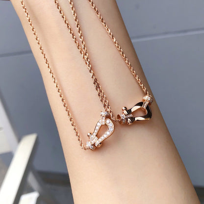[：Polaidi Jewelry]フォース10 ピンクゴールド ダイヤモンド ネックレス