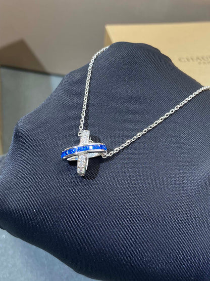 [：Polaidi Jewelry]LIENS DIAMOND SILVER NECKLACE