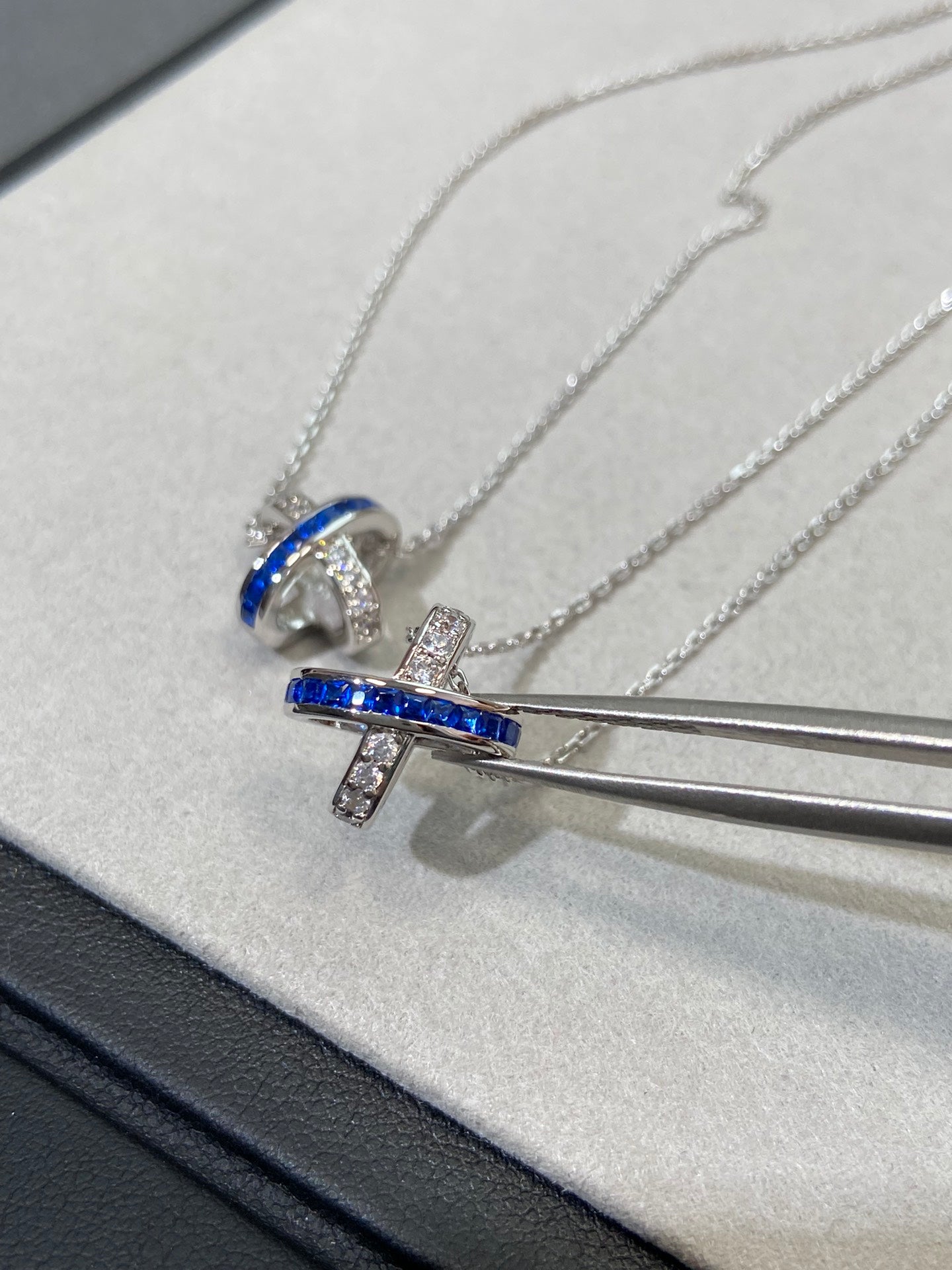[：Polaidi Jewelry]LIENS DIAMOND SILVER NECKLACE