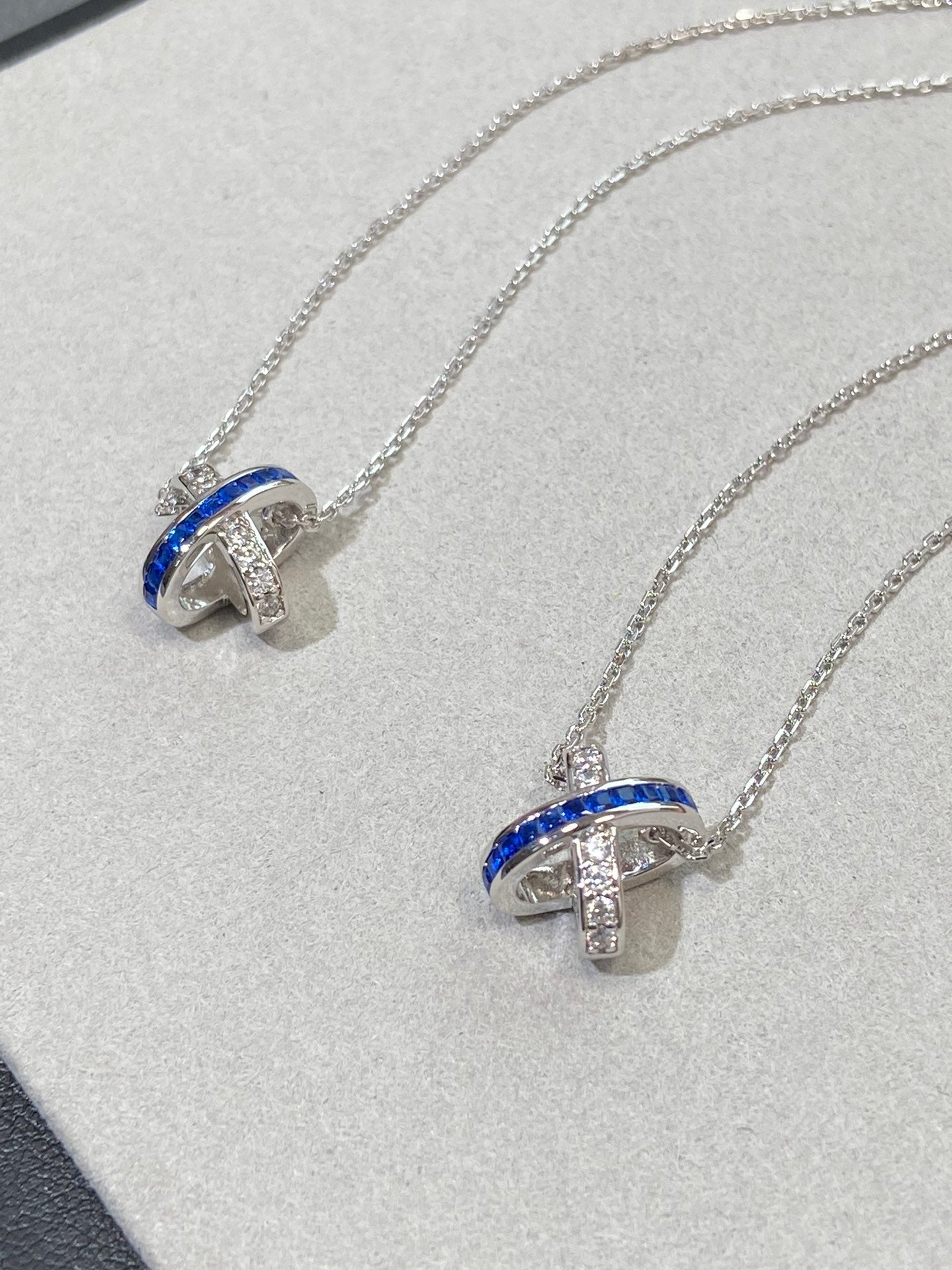 [：Polaidi Jewelry]LIENS DIAMOND SILVER NECKLACE