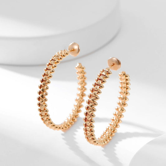 [Polaidi Jewelry]CLASH HOOP EARRINGS