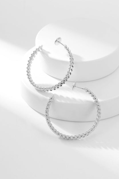 [：Polaidi Jewelry]CLASH HOOP EARRINGS