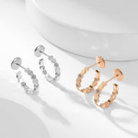 [Polaidi Jewelry ]BEE LOVE DIAMOND HOOP EARRINGS