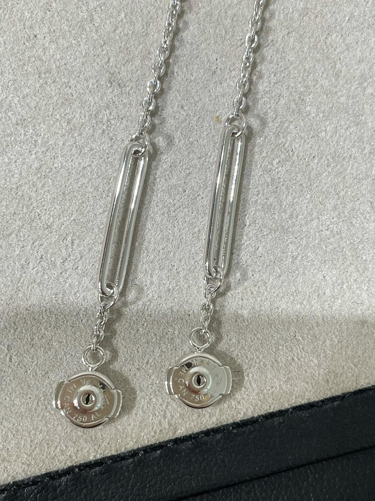 [Polaidi Jewelry]CHAINE CHAOS DIAMOND DROP EARRINGS