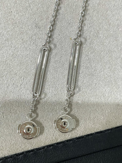 [Polaidi Jewelry]CHAINE CHAOS DIAMOND DROP EARRINGS