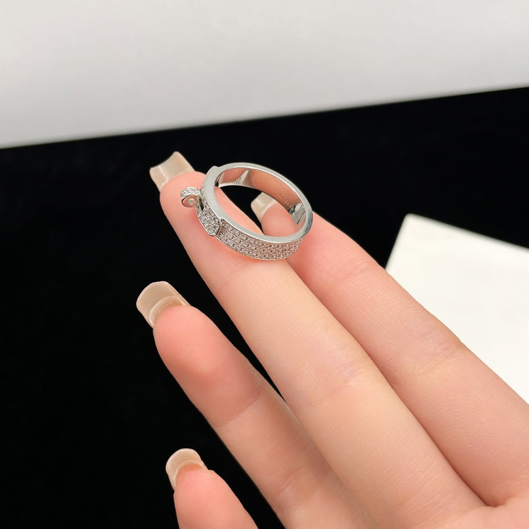 [Polaidi Jewelry]KELLY SILVER DIAMOND RING