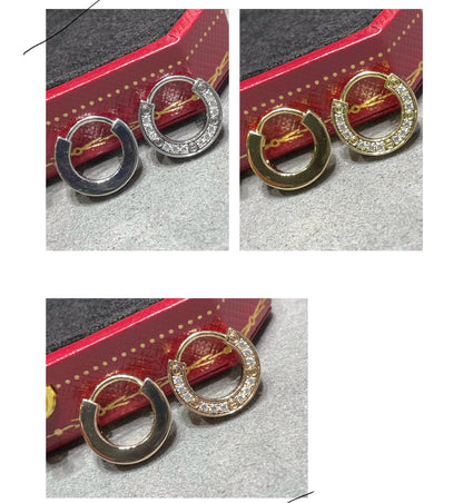 [：Polaidi Jewelry]LOVE DIAMOND EARRINGS