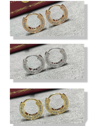 [Polaidi Jewelry]LOVE DIAMOND EARRINGS