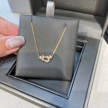 [：Polaidi Jewelry]フォース10 ダイヤモンド ピンクゴールド ネックレス ミニモデル