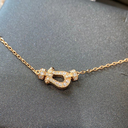 [：Polaidi Jewelry]フォース10 ダイヤモンド ピンクゴールド ネックレス ミニモデル