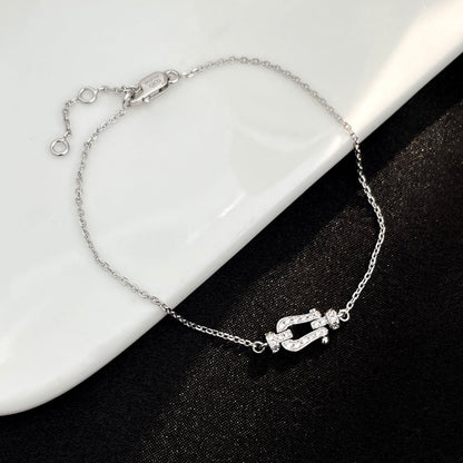 [Polaidi Jewelry]FORCE 10 FULL DIAMOND BUCKLE CHAIN LINK MINI MODEL