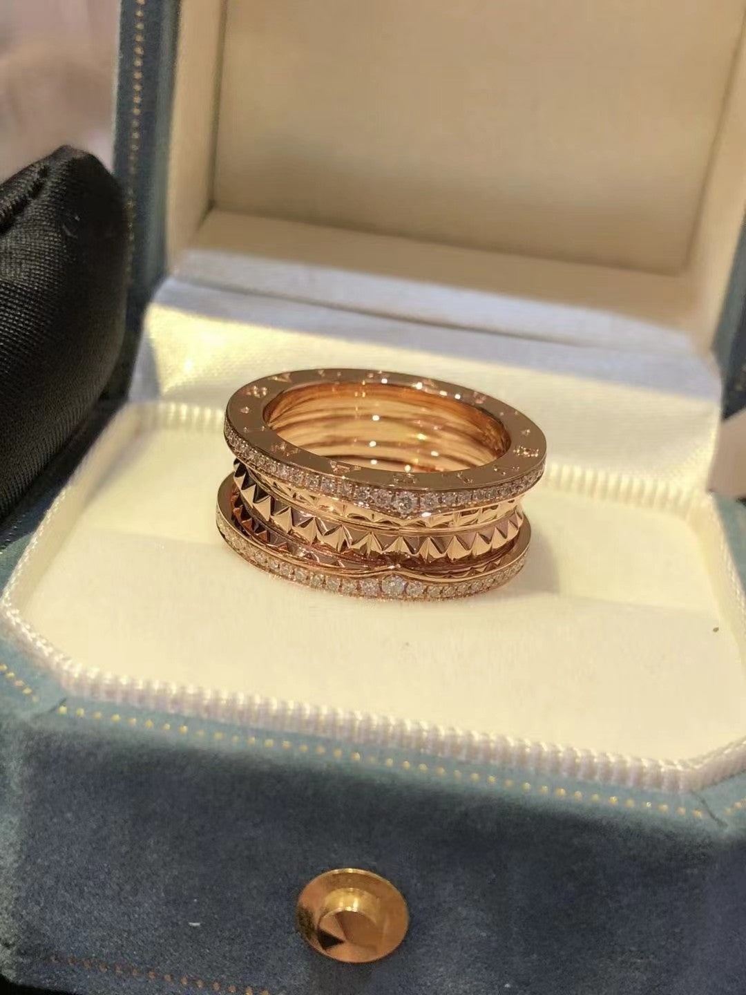 [Polaidi Jewelry]ZERO 1 ROCK DIAMOND PINK GOLD