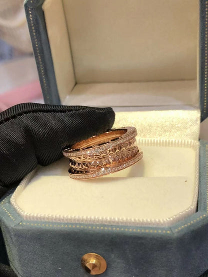[Polaidi Jewelry]ZERO 1 ROCK DIAMOND PINK GOLD