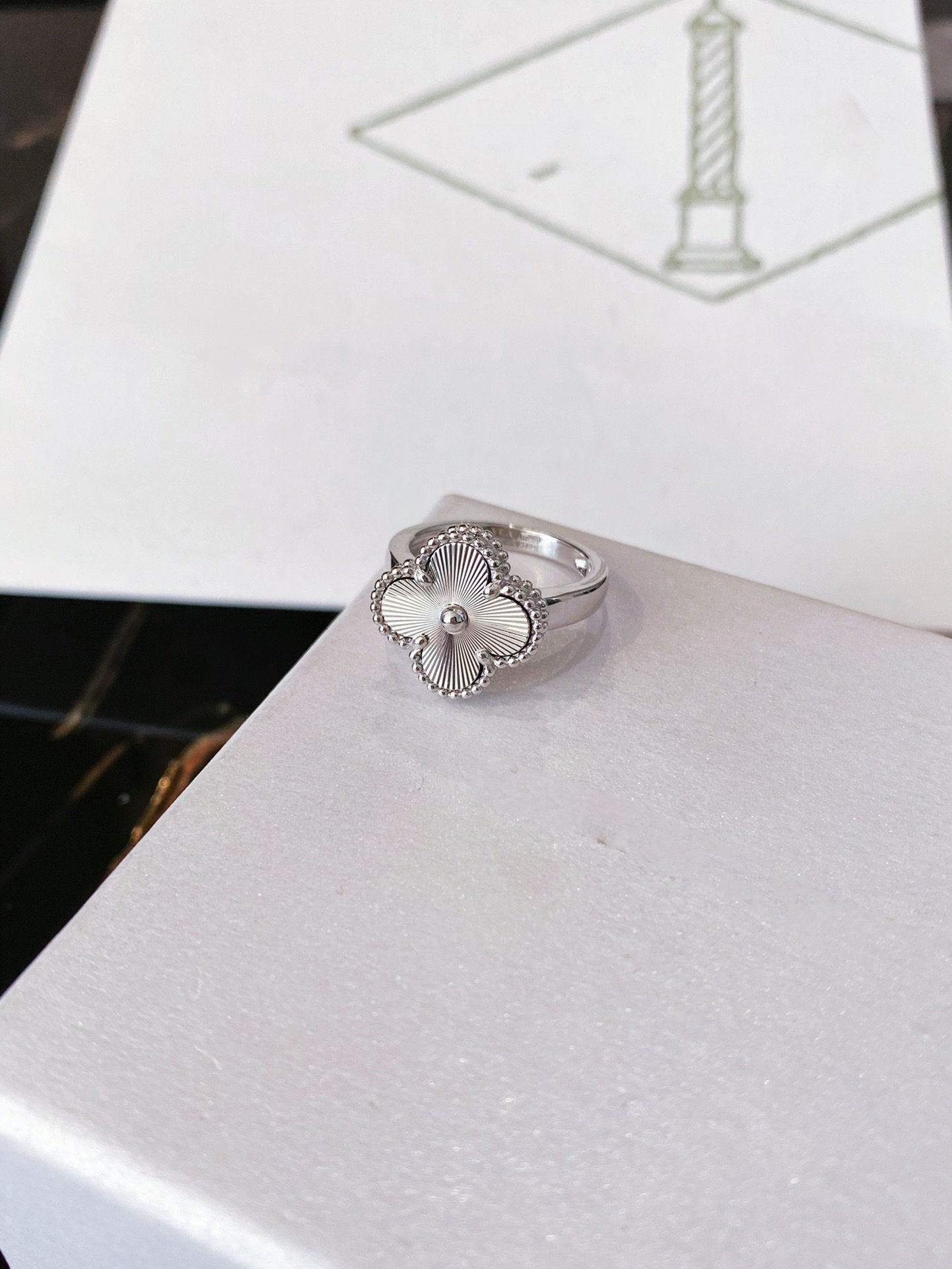 [：Polaidi Jewelry]CLOVER SILVER RING