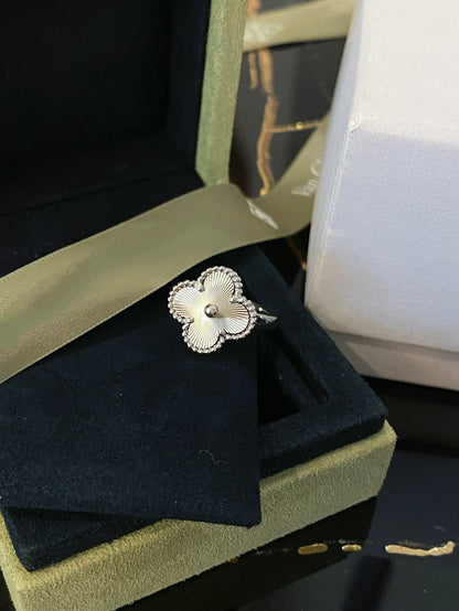 [：Polaidi Jewelry]CLOVER SILVER RING