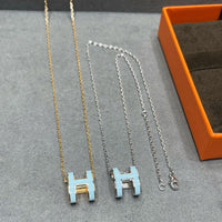 [Polaidi Jewelry ]POP H SKY BLUE NECKLACE