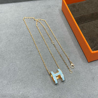 [Polaidi Jewelry ]POP H SKY BLUE NECKLACE
