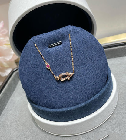 [Polaidi Jewelry]FORCE 10 DIAMOND CHAIN LINK PINK GOLD BRACELET