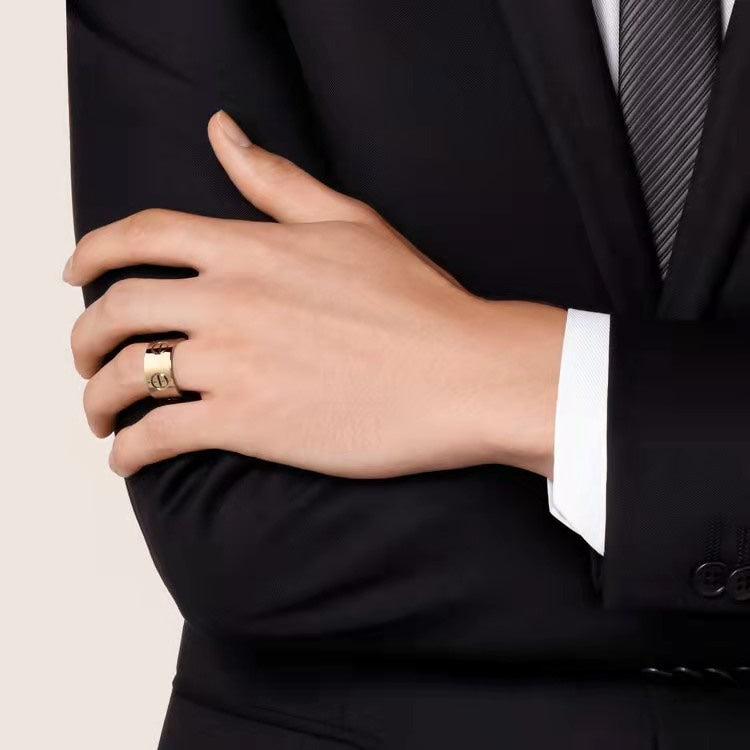 [：Polaidi Jewelry]LOVE 11MM LARGE RING