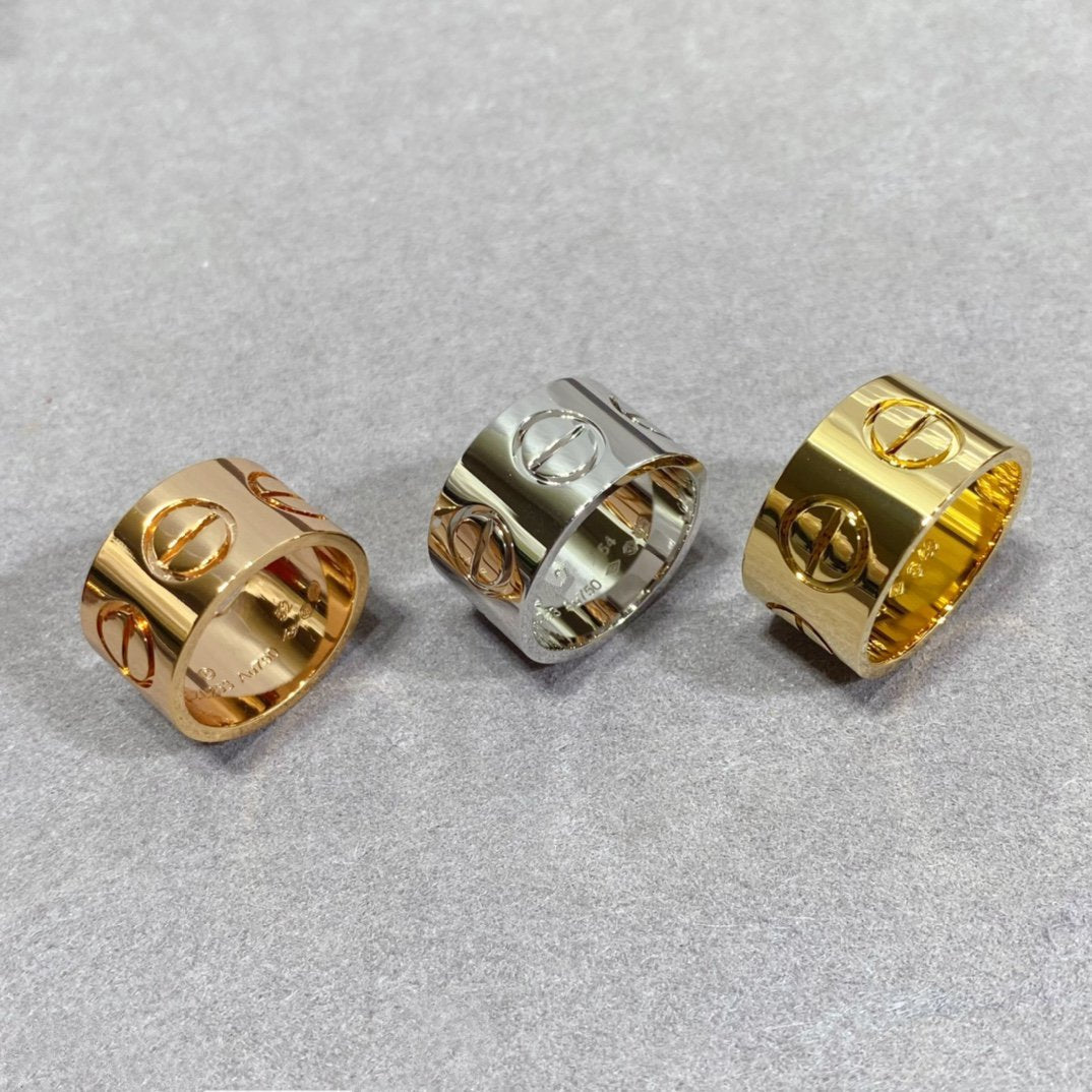 [：Polaidi Jewelry]LOVE 11MM LARGE RING
