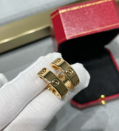 [：Polaidi Jewelry]LOVE 5.5MM EARRINGS