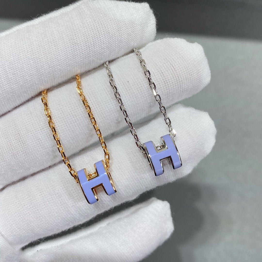 [：Polaidi Jewelry]MINI POP H NECKLACE