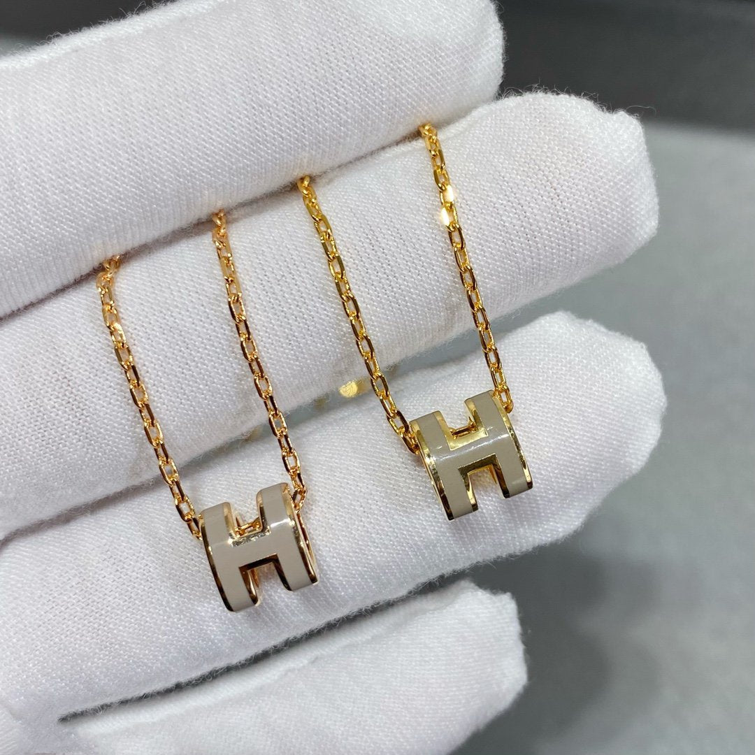 [：Polaidi Jewelry]MINI POP H NECKLACE