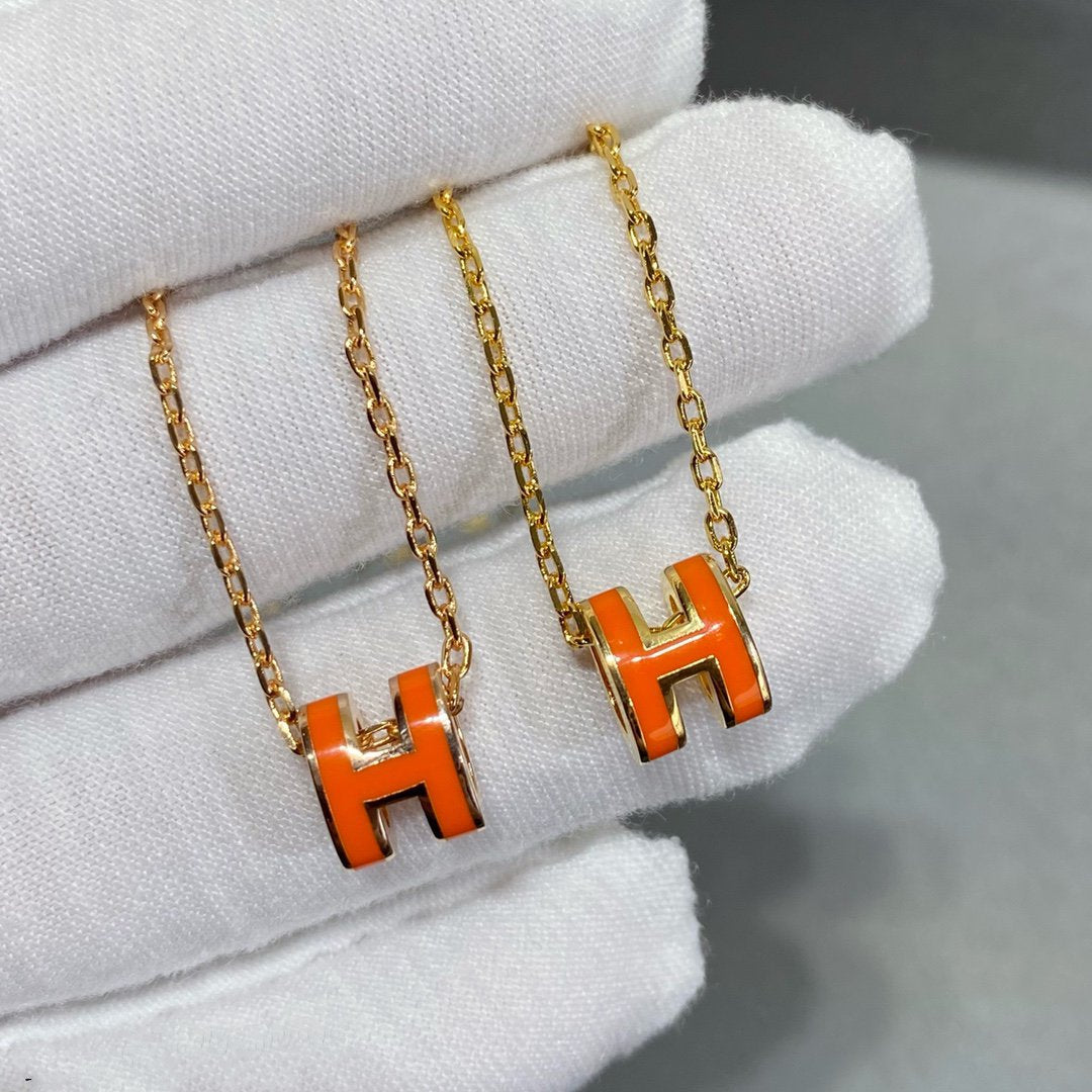 [：Polaidi Jewelry]MINI POP H NECKLACE