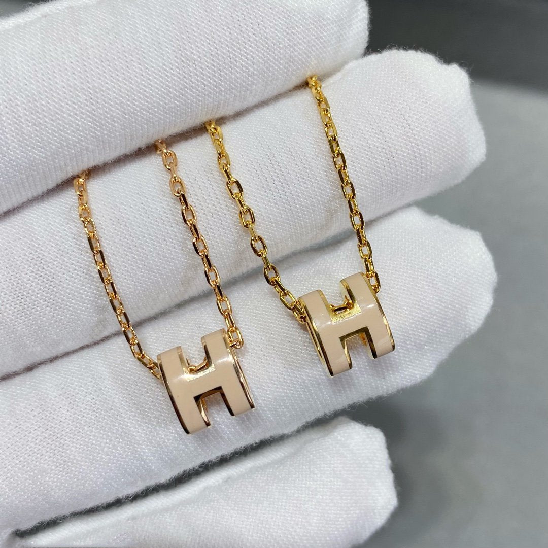 [：Polaidi Jewelry]MINI POP H NECKLACE
