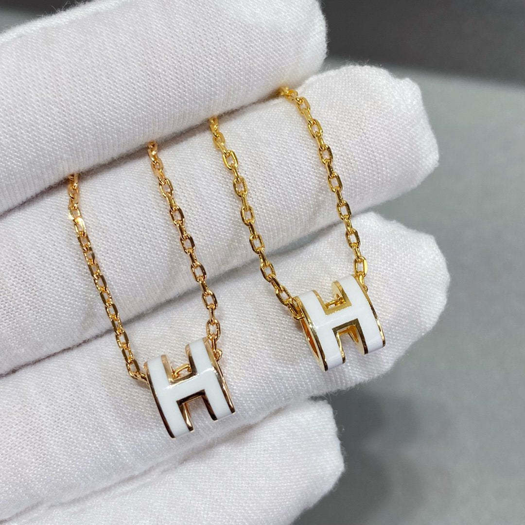 [Polaidi Jewelry]MINI POP H NECKLACE