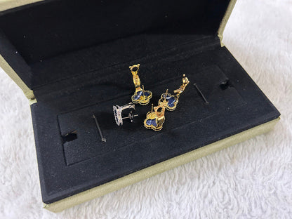 [：Polaidi Jewelry]クローバー ピーターサイト ミディアム スタッド ピアス
