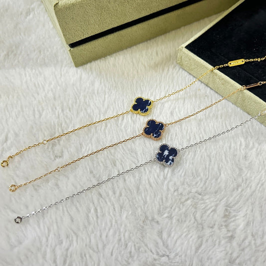 [：Polaidi Jewelry]CLOVER 1 MOTIF PIETERSITE BRACELET