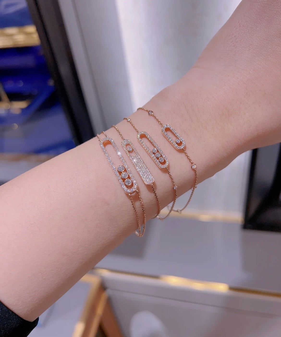 [Polaidi Jewelry]MOVE CLASSIQUE DIAMOND PAVED BRACELET