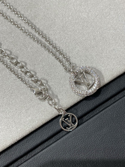 [Polaidi Jewelry]BY NIGHT DIAMOND PAVED NECKLACE