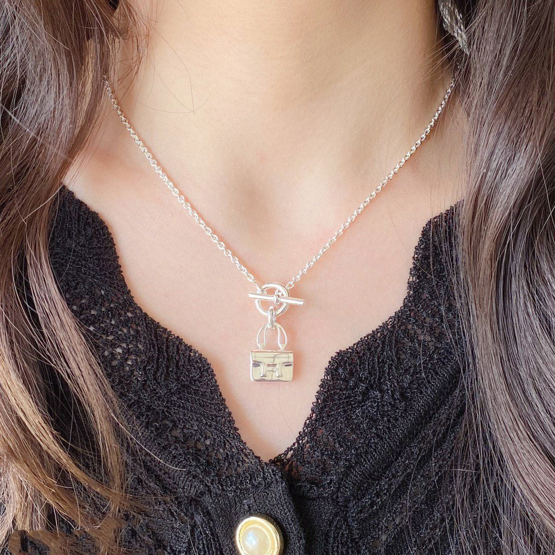 [Polaidi Jewelry]CONSTANCE PEDANT SILVER NECKLACE