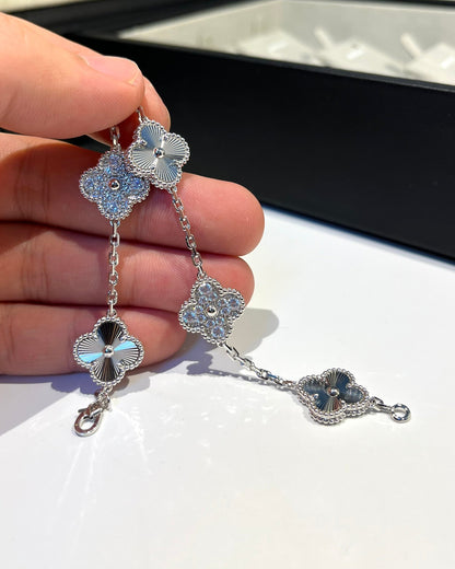 [Polaidi Jewelry] CLOVER 5 MOTIF LASER BRACELET COLLECTION